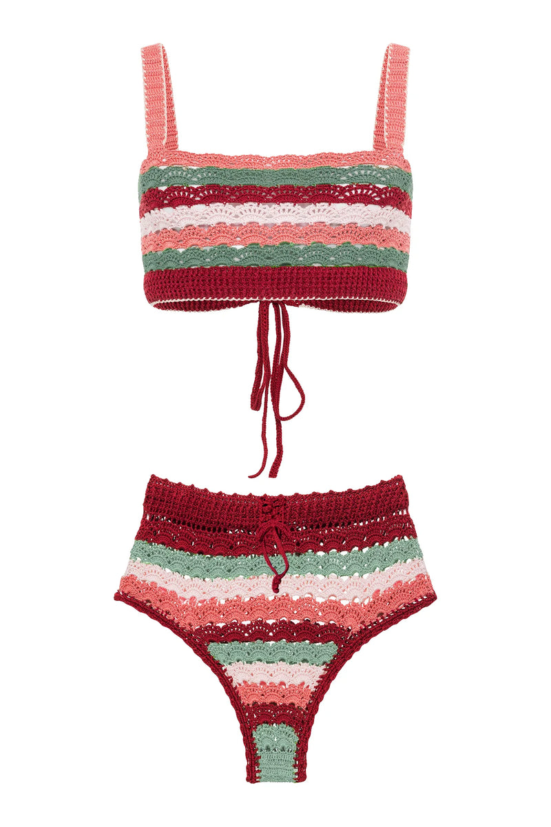 CAROLINA K Crochet Bikini Set WOMEN'S SWIMWEAR