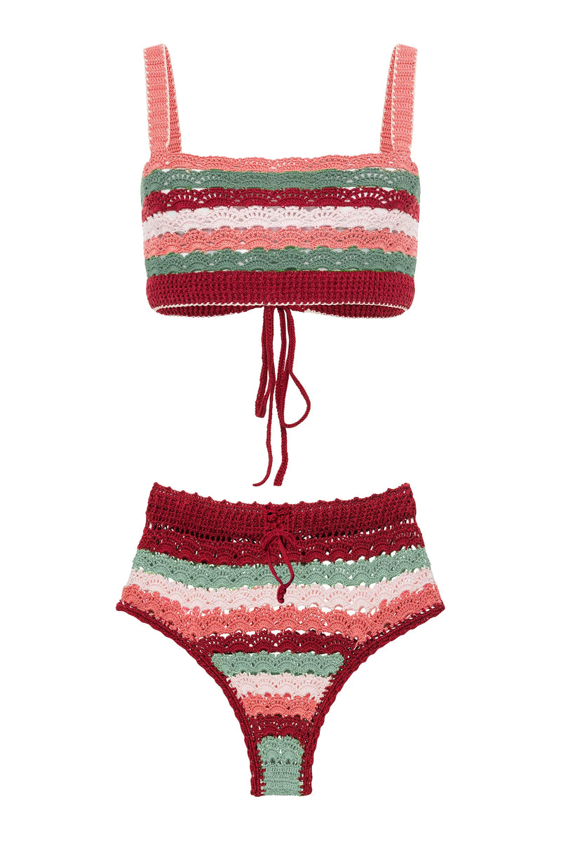CAROLINA K Crochet Bikini Set WOMEN'S SWIMWEAR