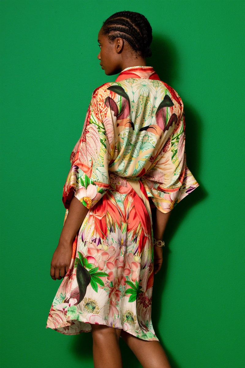 CAROLINA K Sera Jumpsuit Flamingos WOMEN'S JUMPSUITS