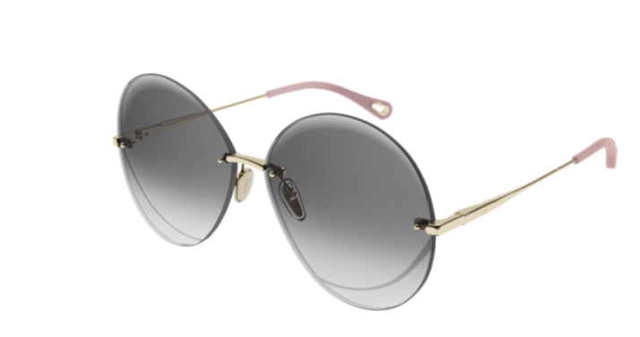 CHLOE Graceful Oversized Round Sunglasses SUNGLASSES