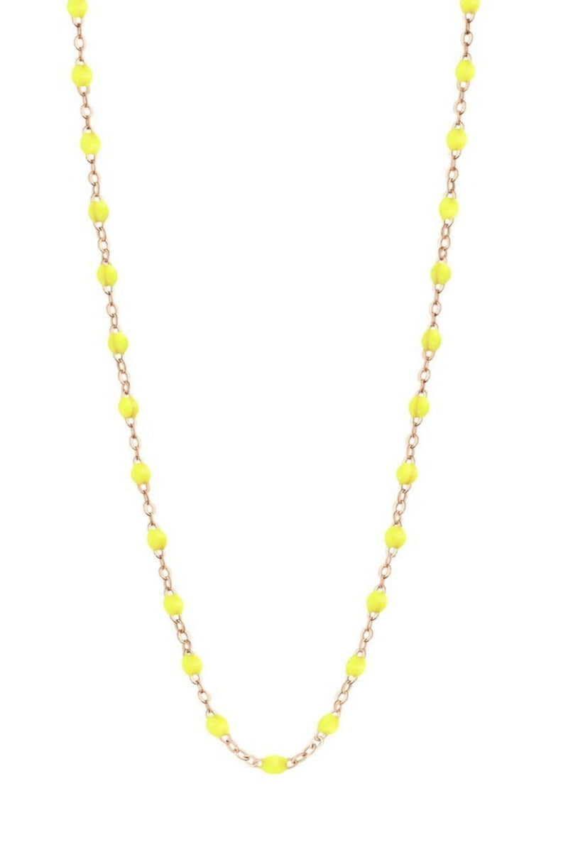 GIGI CLOZEAU Classic Gigi Lime Necklace 19.7" JEWELRY