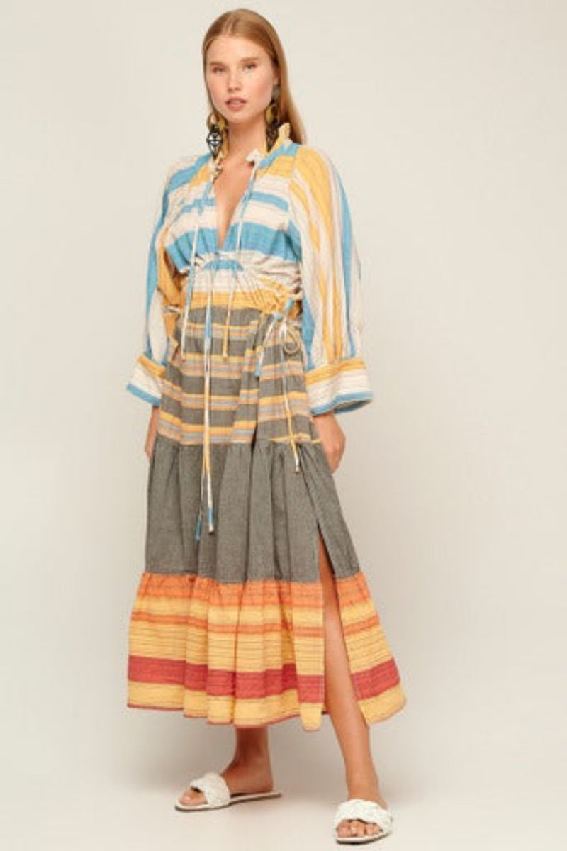 PEARL & CAVIAR Zakar Maxi Dress S22P1139 WOMEN'S DRESSES