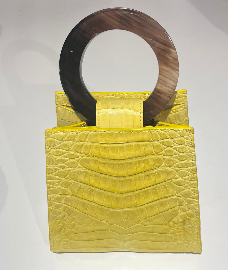 ADRIANA CASTRO Crocodile Azza Bag Mini HANDBAGS