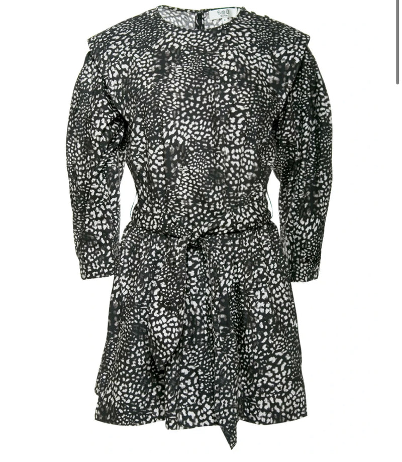 Calla Cheetah L-S Belted Tunic