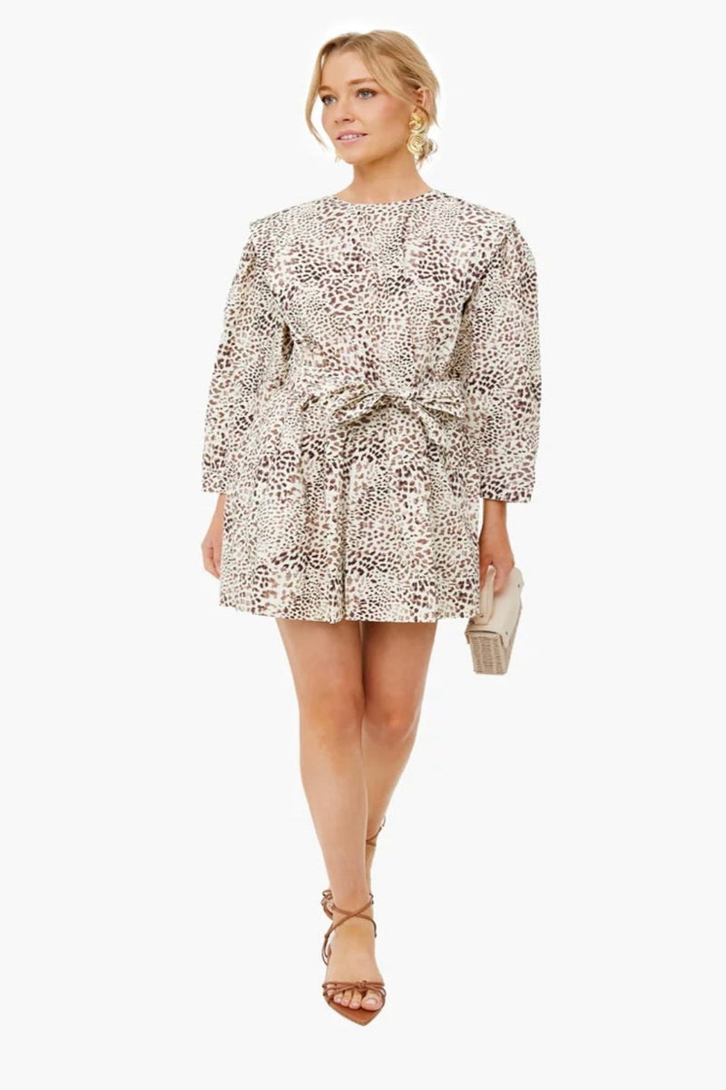 Calla Cheetah L-S Belted Tunic