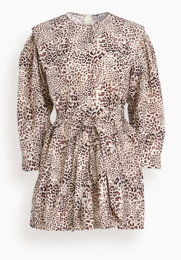 Calla Cheetah L-S Belted Tunic