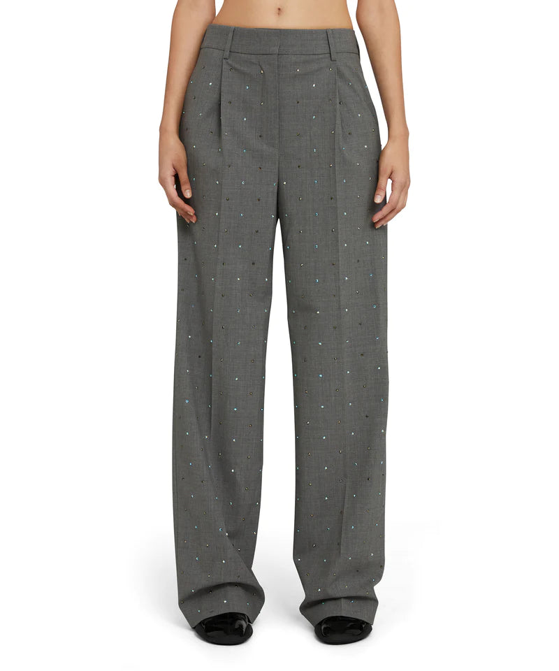 Wool Studded Trousers 3341MDP13X Pants