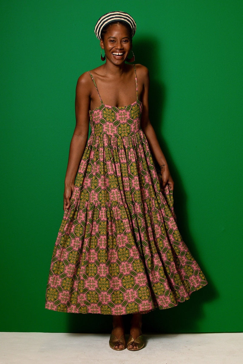 Daphne Dress Algarve Ivy