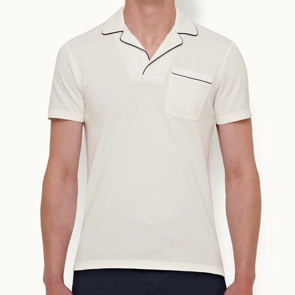 Donald Pique Piping Polo