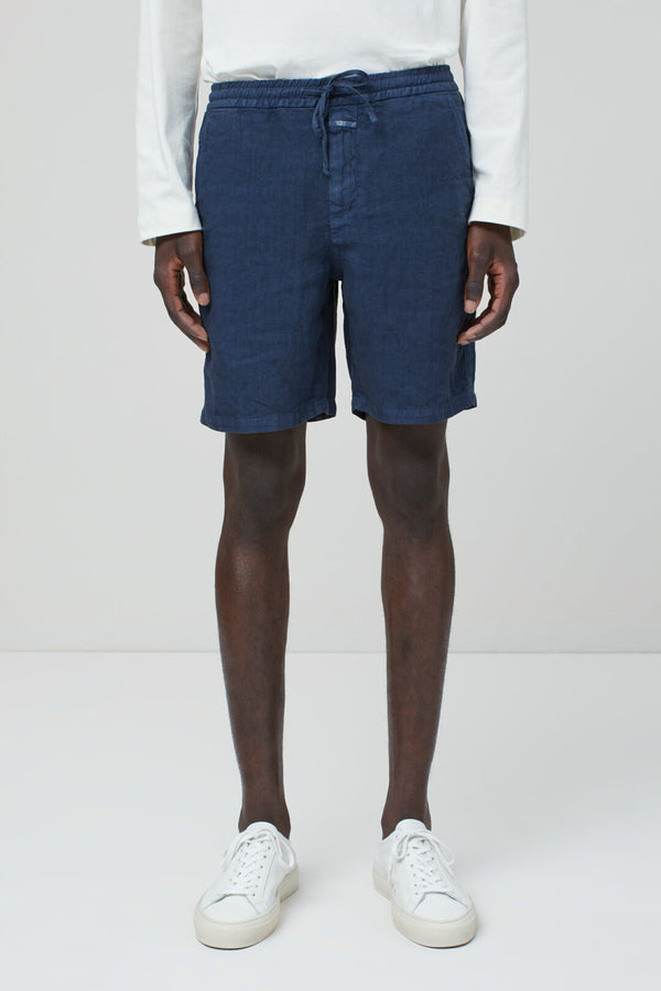 Drawstring Linen Shorts