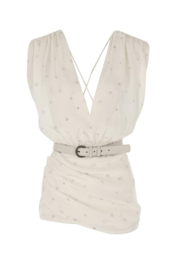 ZEYNEP ARCAY Star Mini Silk Dress WOMEN'S DRESSES