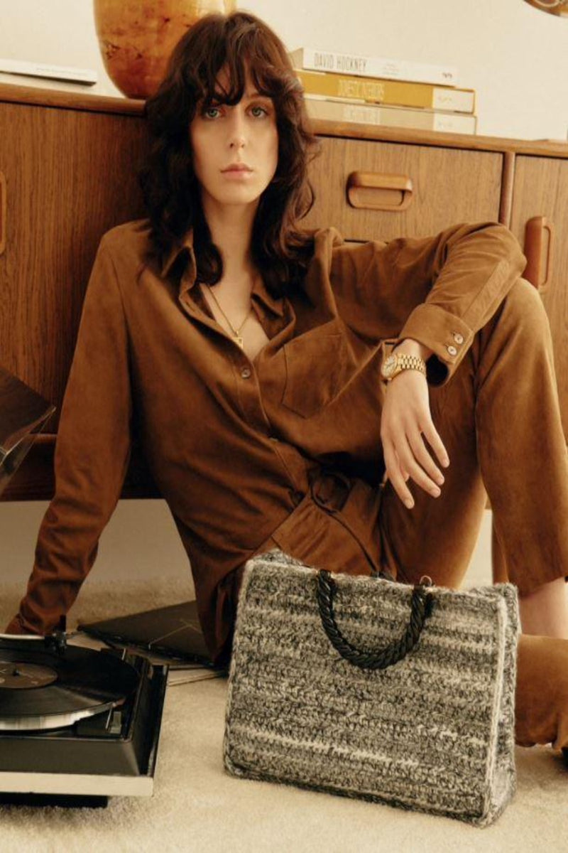 MEHRY MU Lucia Bag with Wool HANDBAGS