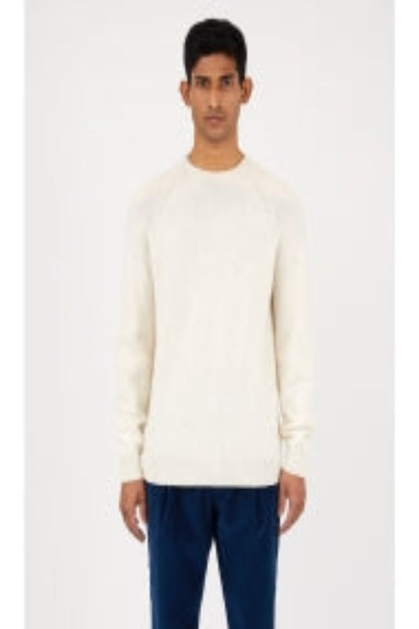 SUNSPEL Lambs Wool Crewneck Sweater MEN'S KNITWEAR