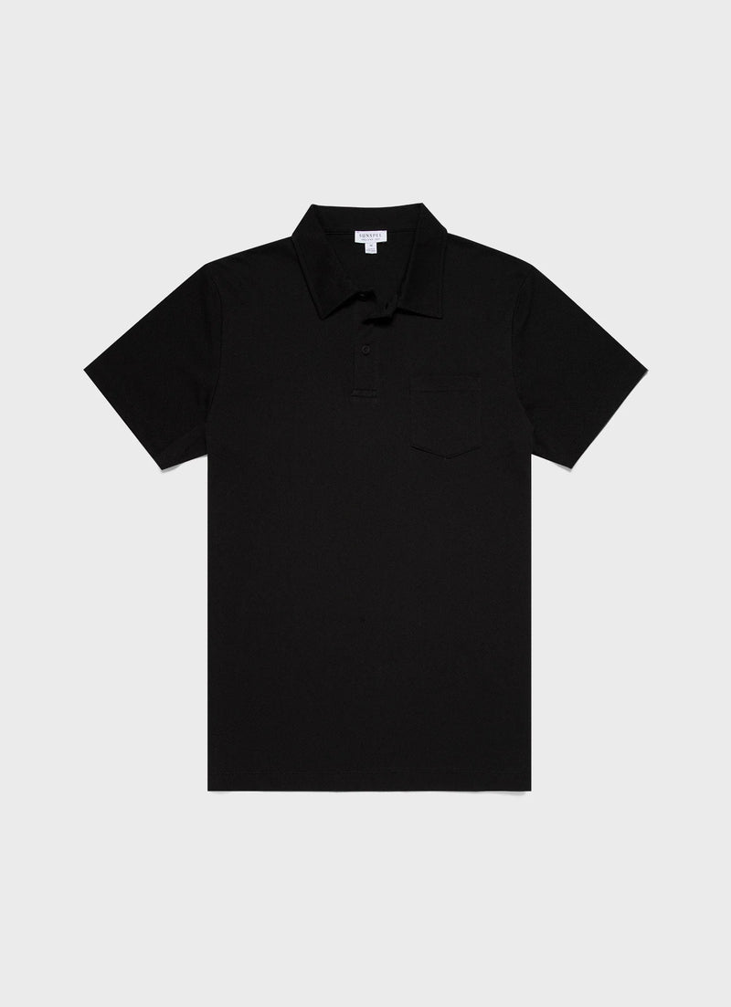 Riviera Black Polo Shirt