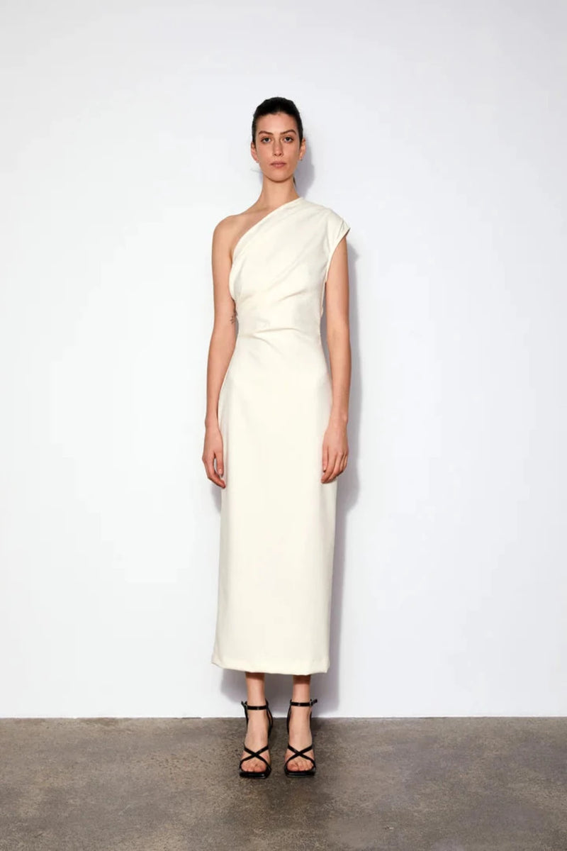 WYNN HAMLYN Ruby One Shoulder Dress WOMEN'S DRESSES