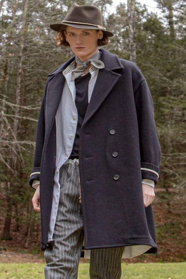 THE SALTING Salted Wool Peacoat 3/4 Length UNISEX OUTERWEAR
