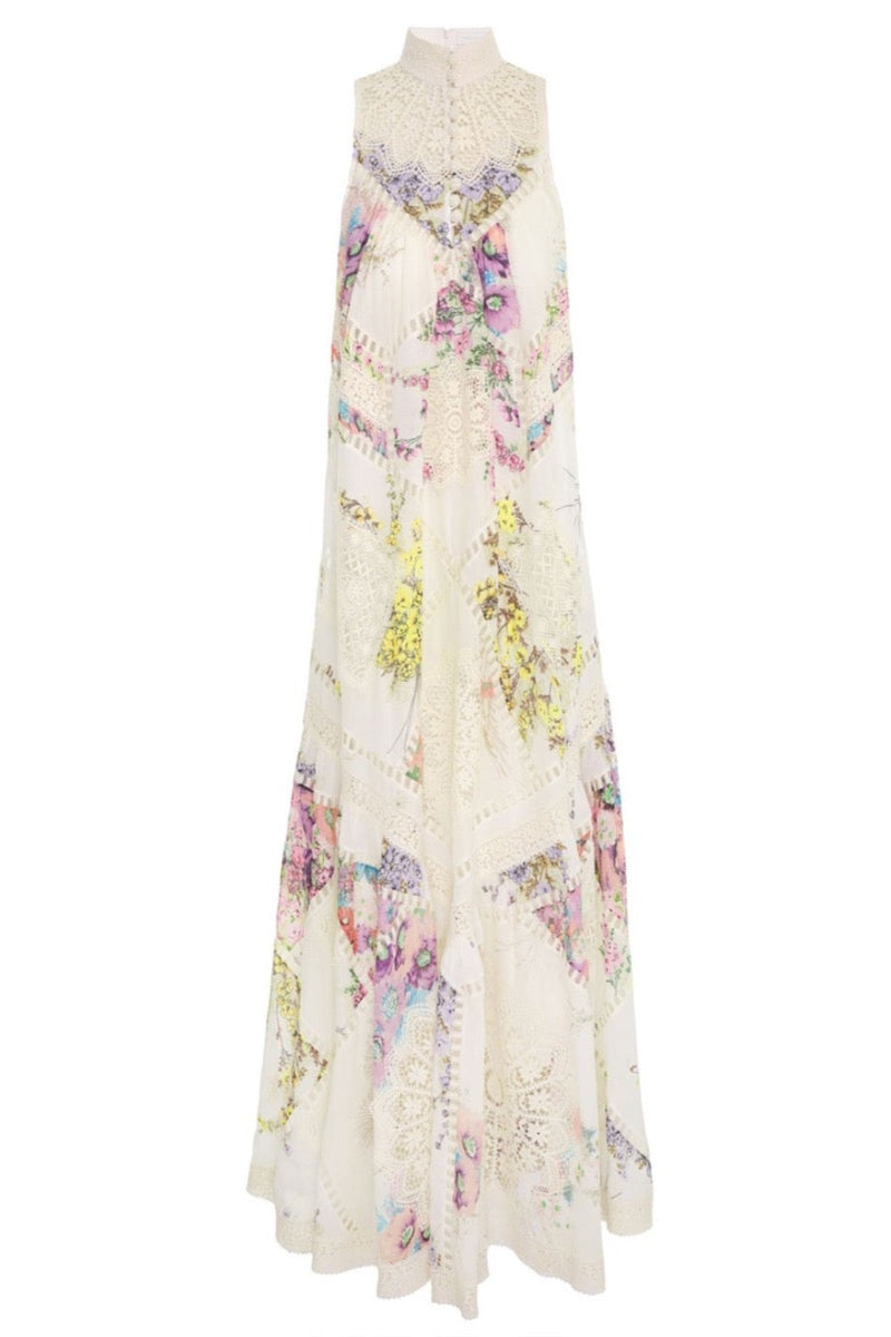 ZIMMERMANN Jude Spliced Trim Large Dress WOMEN'S DRESSES